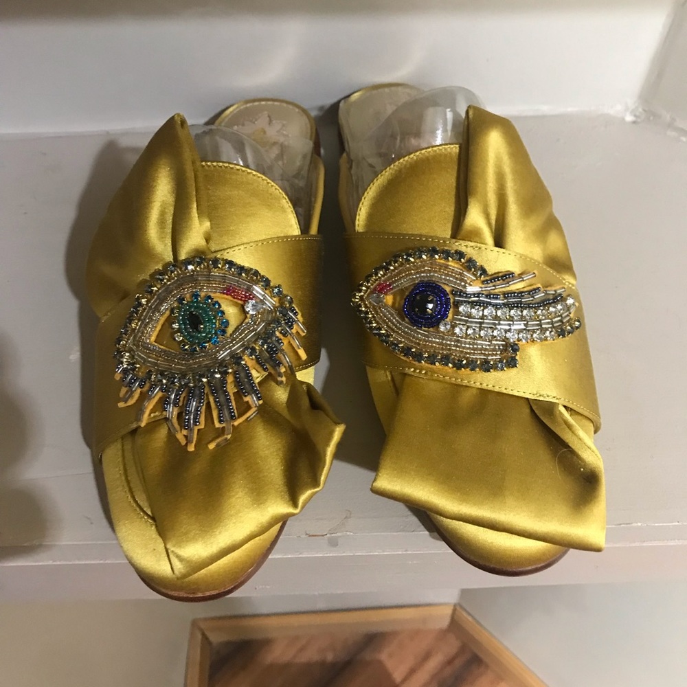 New Sam Edelman evil eye mule slides size 6.5